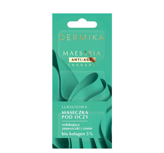 Dermika Maestria Maschera di Lusso Contorno Occhi Riducente Rughe e Occhiaie BIOCollagene 5% 4,5 ml 4.5 ml