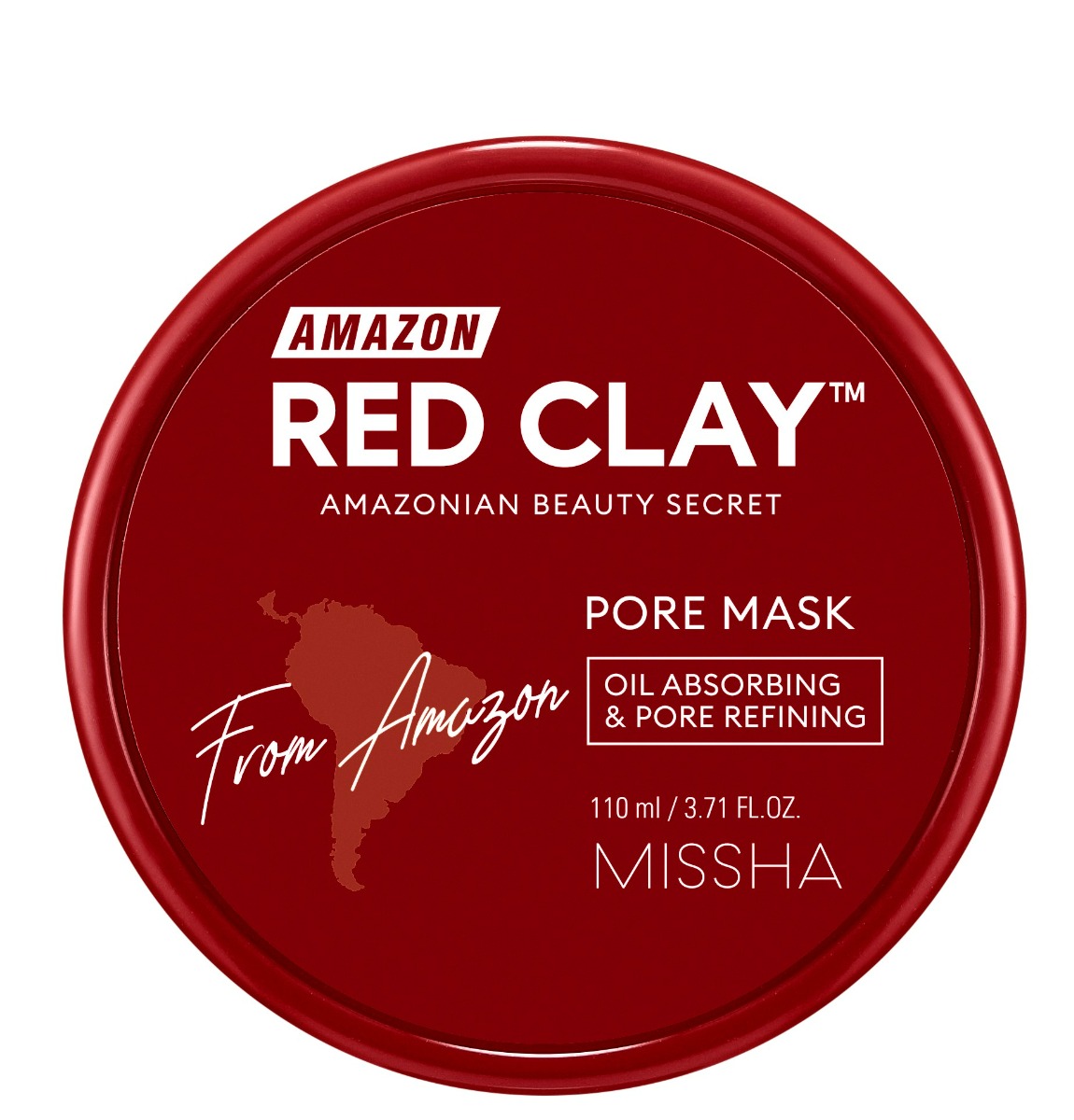 Missha Amazon Red Clay Pore Maschera Viso 110 ml 110 ml