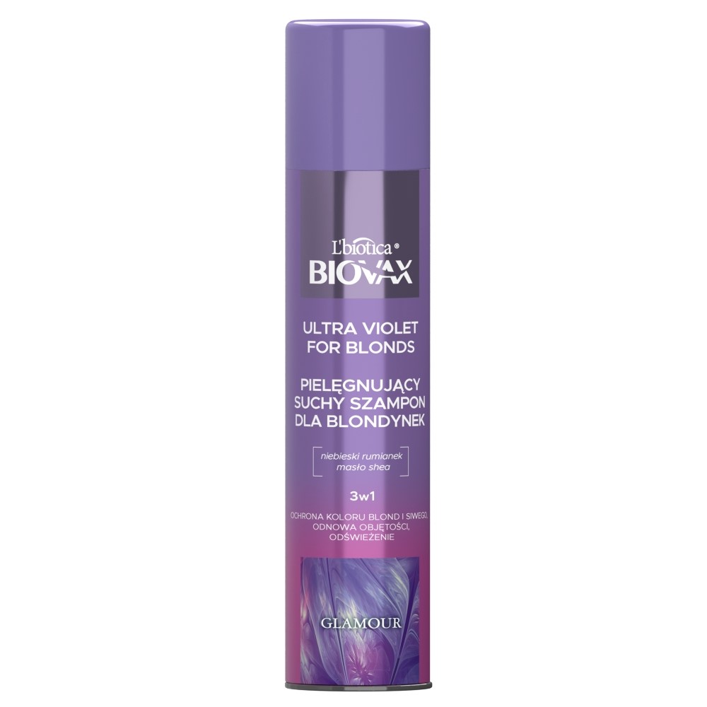 Biovax Glamour Ultra Violet for Blond Shampoo Secco 200 ml 200 ml