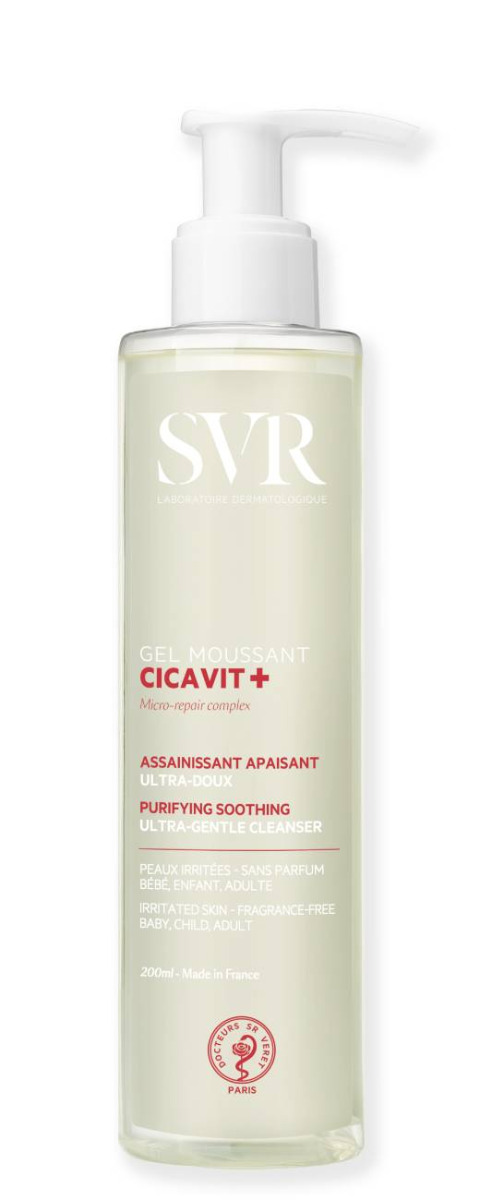 SVR Cicavit Gel Moussant - Gel Lavante per Viso e Corpo 200 ml 200 ml