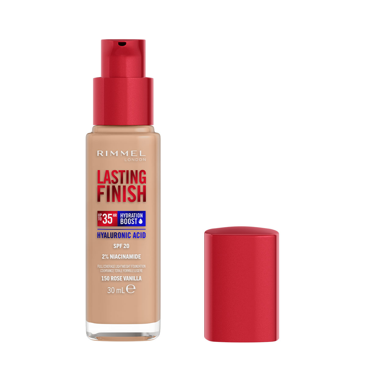 Rimmel Finitura Duratura 35H - primer per il viso 150 30 ml Rose Vanilla