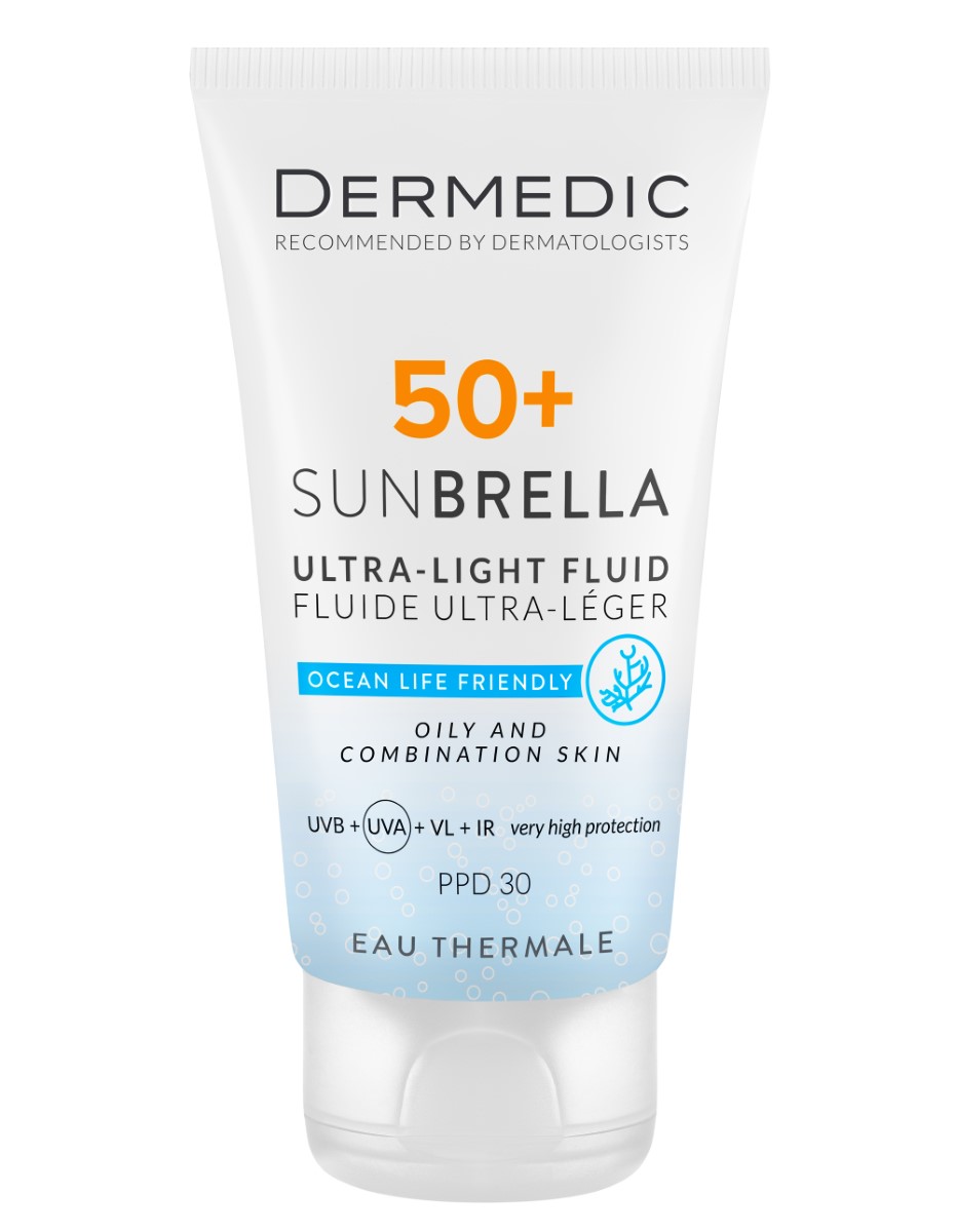 Dermedic Sunbrella Crema Ultraleggera SPF50+ per Pelle Grassa e Mista 40 ml 40 ml