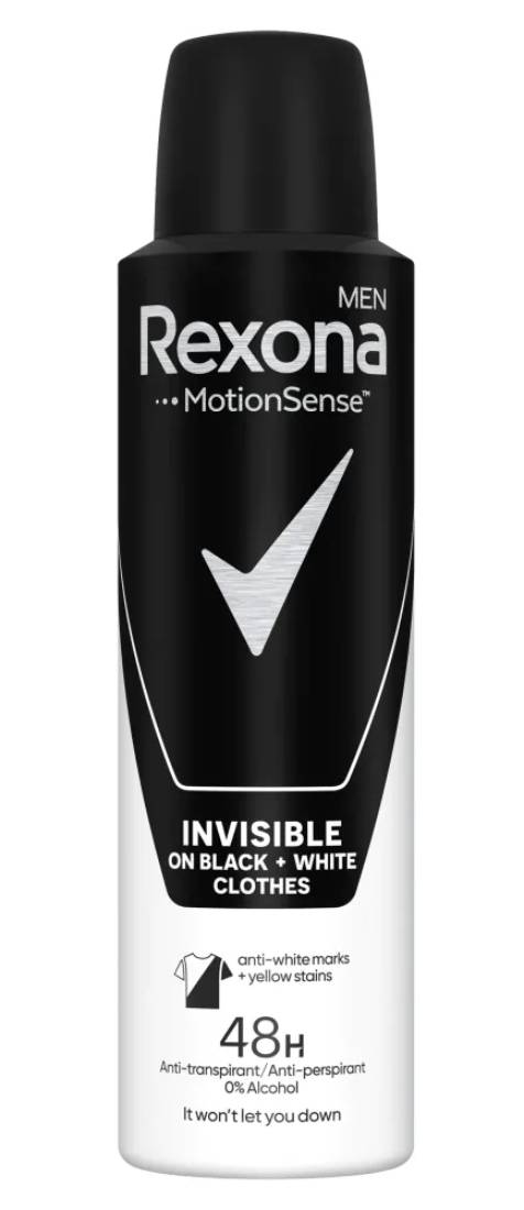 Rexona Deo Spray Invisible Black & White 150 ml 150 ml