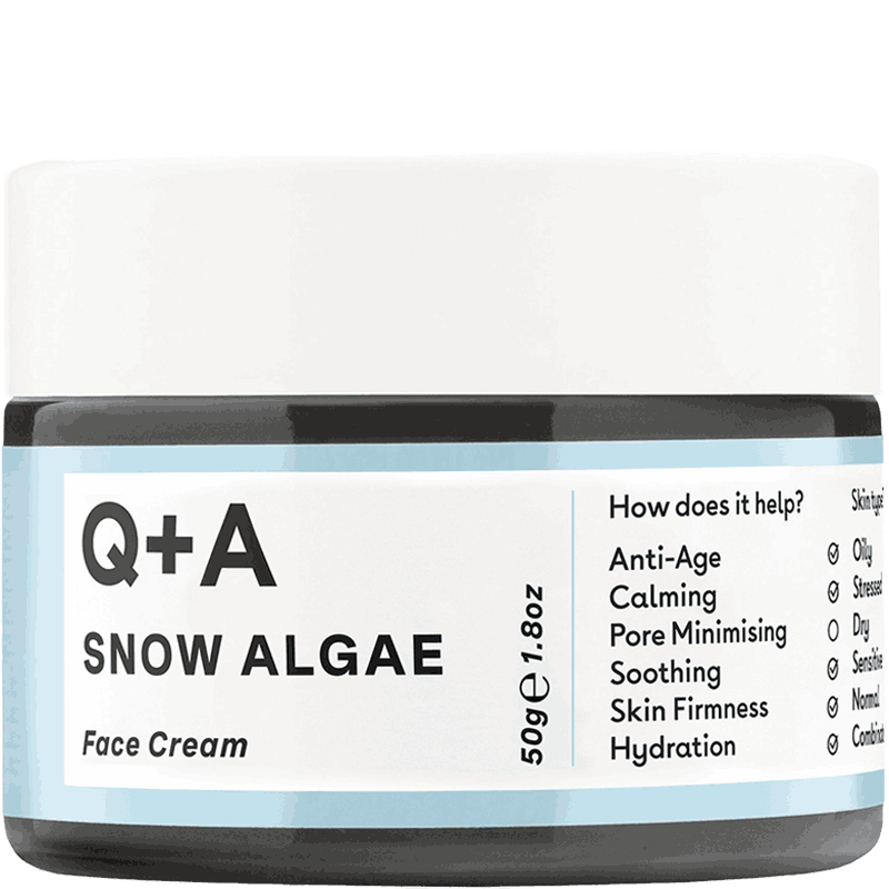 Q+A Snow Algae Crema Viso alle Alghe di Neve 50g 50 g