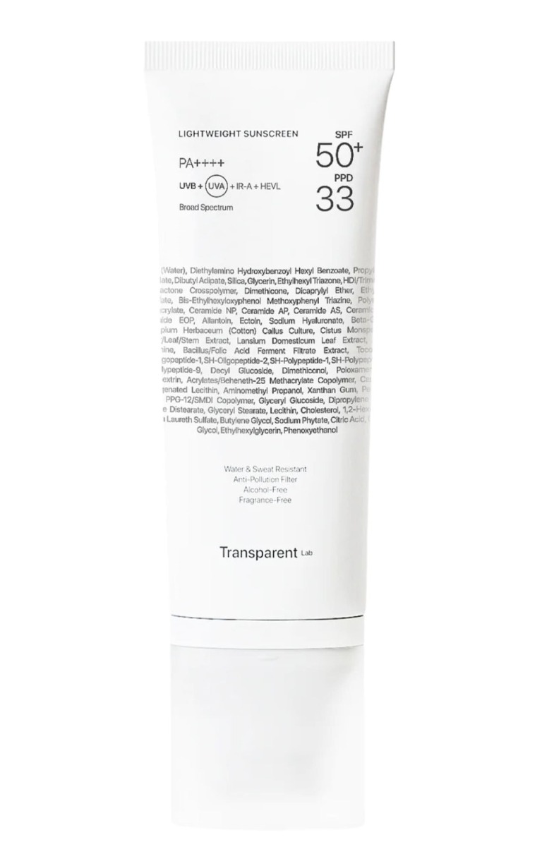 Transparent Lab Crema Solare Leggera SPF50+ 100 ml 100 ml