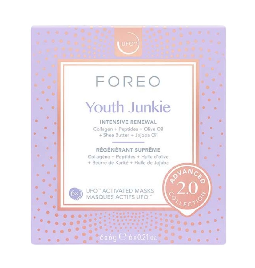 Foreo Ufo Youth Junkie 2.0 Maschera Rassodante per il Viso