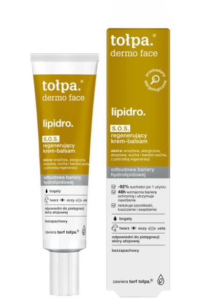 Tołpa Dermo Face Lipidro S.O.S. Crema-Balsamo Rigenerante 40ml 40 ml