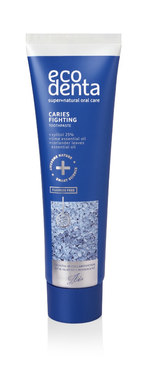 Ecodenta Caries Fighting - Dentifricio con Xilitolo 100 ml 100 ml