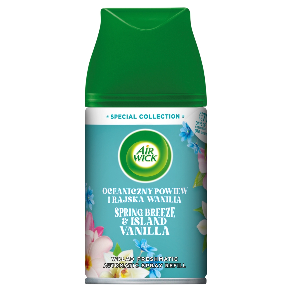 Air Wick Ricarica per Diffusore Automatico Brezza Oceanica e Vaniglia Paradisiaca 250 ml 250 ml