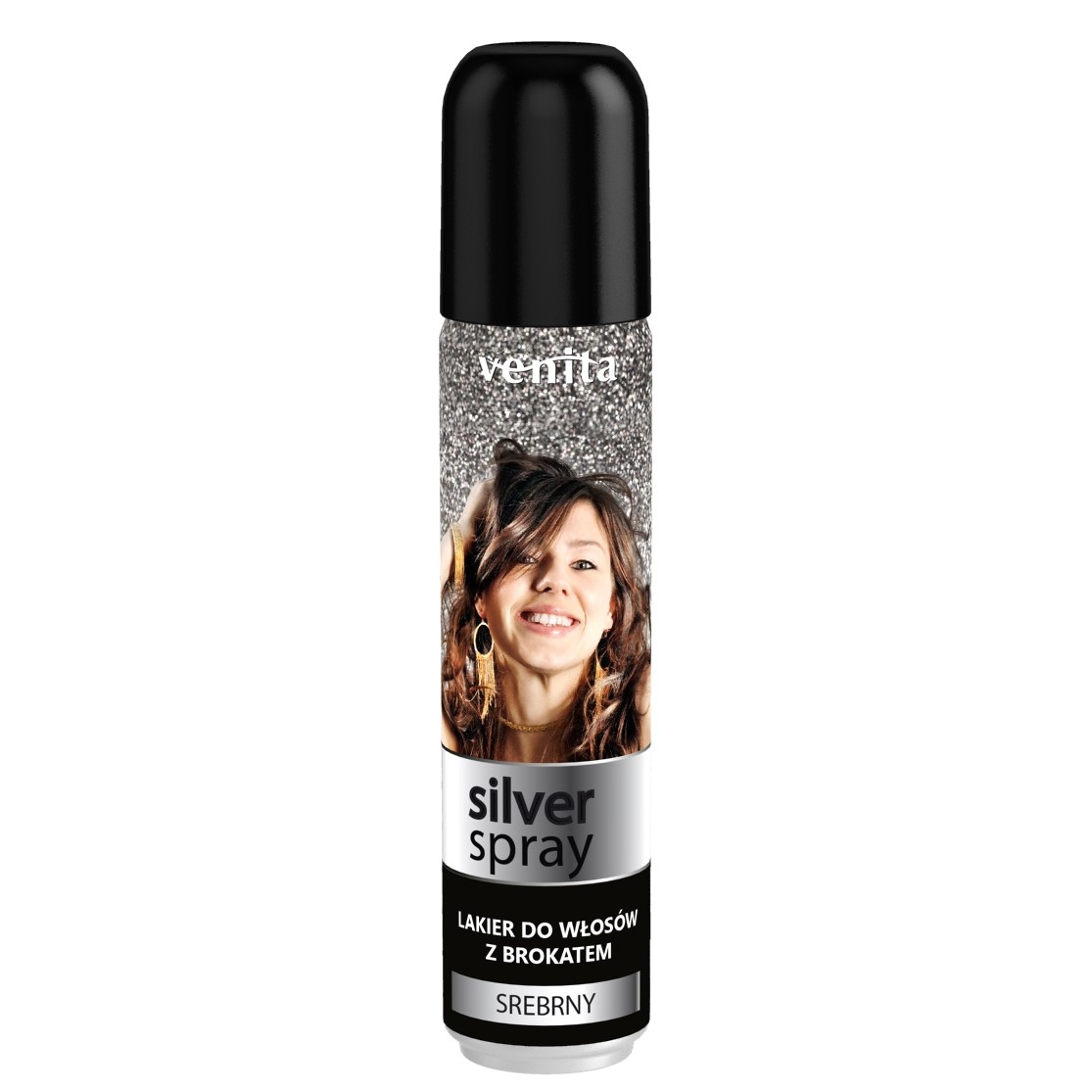 Venita - Lacca per Capelli con Glitter Argento 75 ml 75 ml
