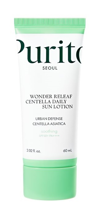 Purito Seoul Wonder Releaf Centella Crema viso protettiva SPF50+ 60 ml 60 ml