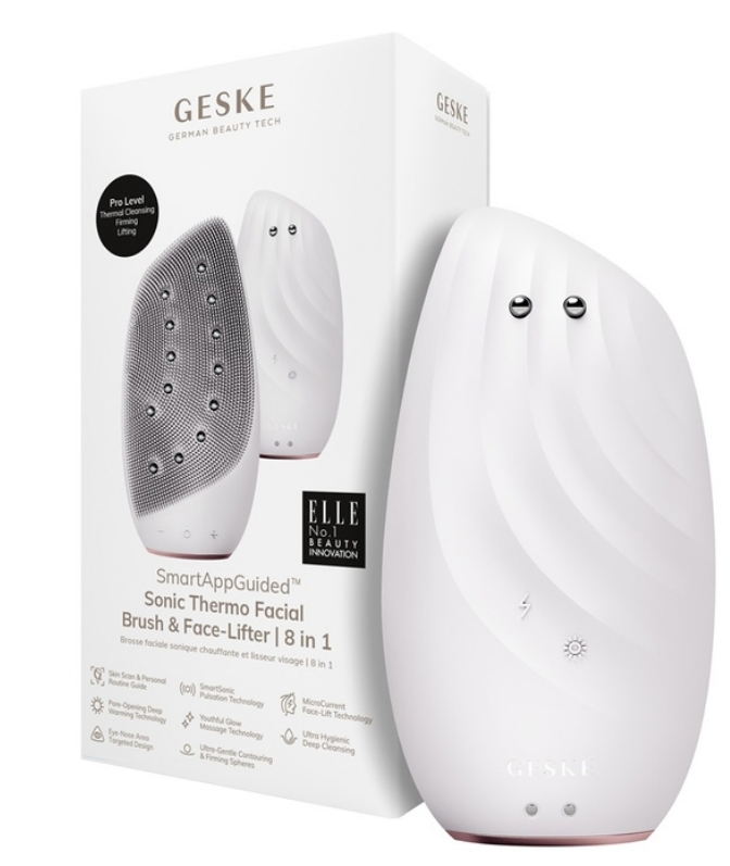 Geske Sonic Thermo Facial Brush & Face-Lifter 8in1 Spazzola sonica & lifting viso Starlight