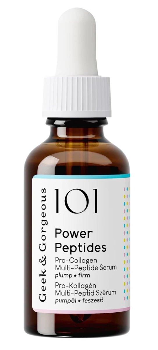 Geek & Gorgeous Power Peptides - Siero stimolante per la produzione di collagene 30 ml 30 ml