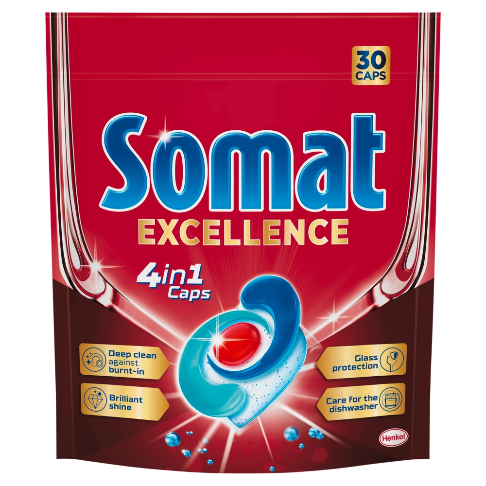 Somat Excellence 4in1 – Capsule per lavastoviglie 30 pz 30000 ml