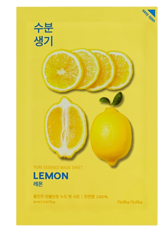 Holika Holika Pure Essence Maschera Viso Limone 23 ml 23 ml