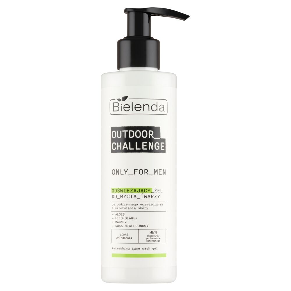 Bielenda Only For Men Outdoor Challenge Gel rinfrescante detergente viso