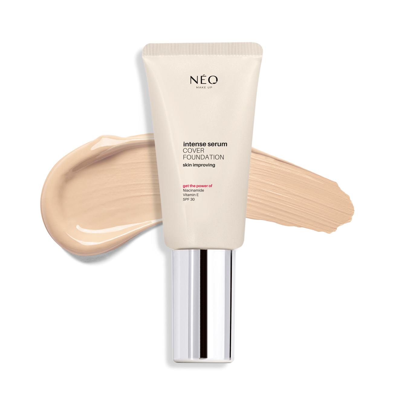 Neo Make Up Intense Serum Cover Foundation Fondotinta, 00