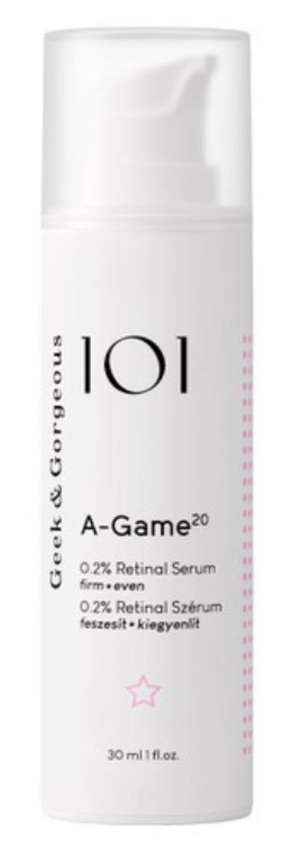 Geek & Gorgeous A-Game 20 Siero Anti-Età con Retinale 0,2% 30 ml