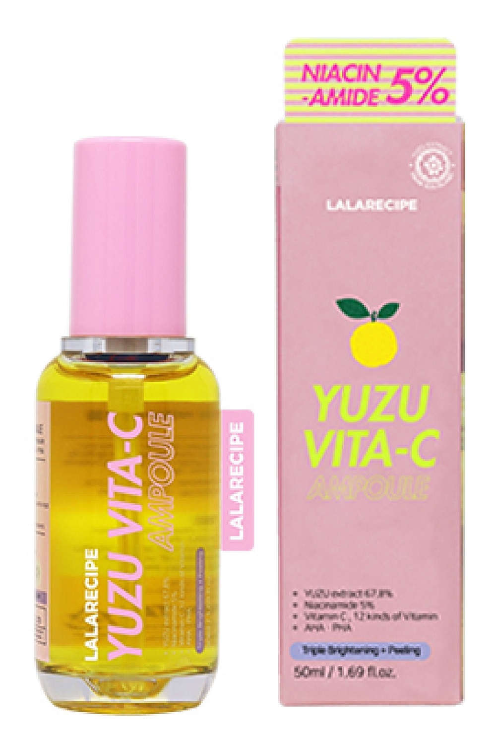 LalaRecipe Yuzu Vita C Ampoule Siero illuminante alla vitamina C