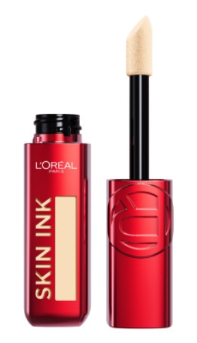 L'Oréal Infaillible Skin Ink, Fondotinta multifunzione effetto seconda pelle, Light Warm 100