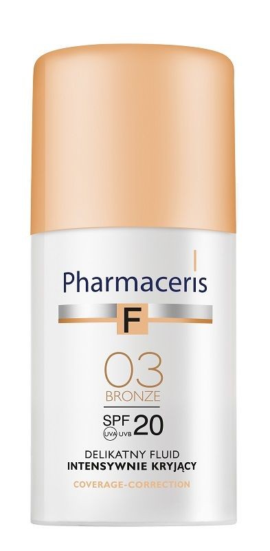 Pharmaceris F Fondotinta Correttore Intensivo, 03 30 ml bronze