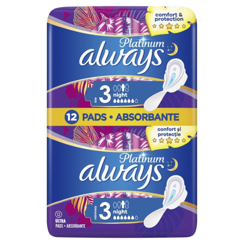 Always Platinum Ultra Night Duo 2X6 12 pz