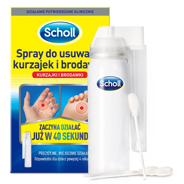 Scholl spray per la rimozione di verruche e porri 80 ml 80 ml
