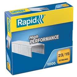 Punti metallici Rapid Strong conf. da 1000 punti Rapid passo 23/15 24