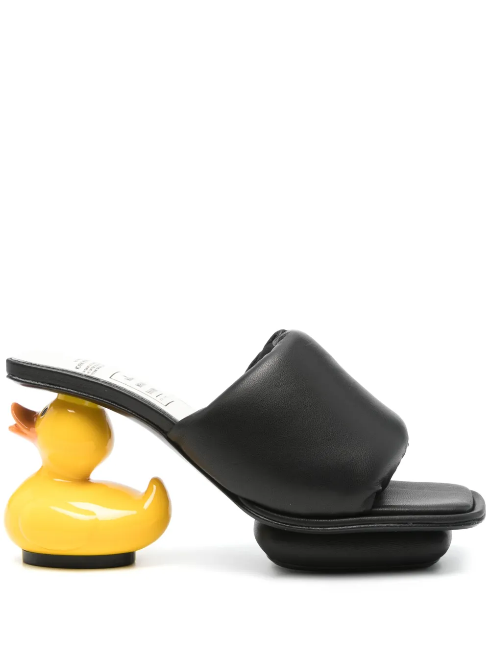 Maison MIHARA YASUHIRO 90mm duck heel mules - Nero
