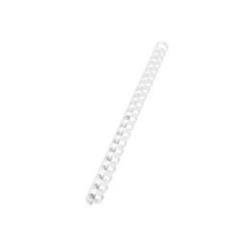 Dorso plastico Fellowes - D14 mm - bianco - conf. 25