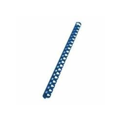 Dorso plastico Fellowes - D14 mm - blu - conf. 25