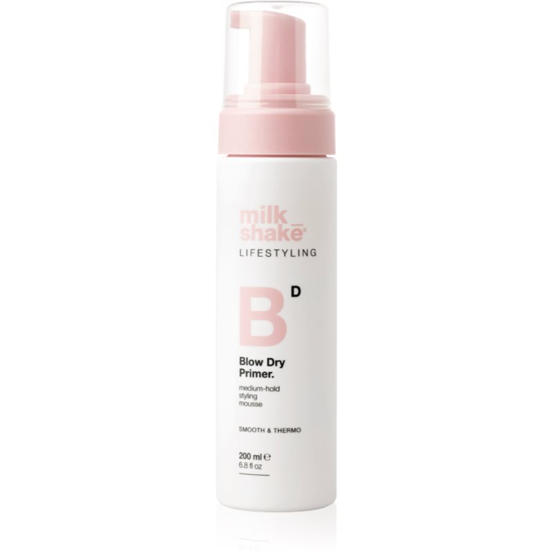 Milk Shake Lifestyling Blow Dry Primer Schiuma Modellante Protettiva 200 Ml