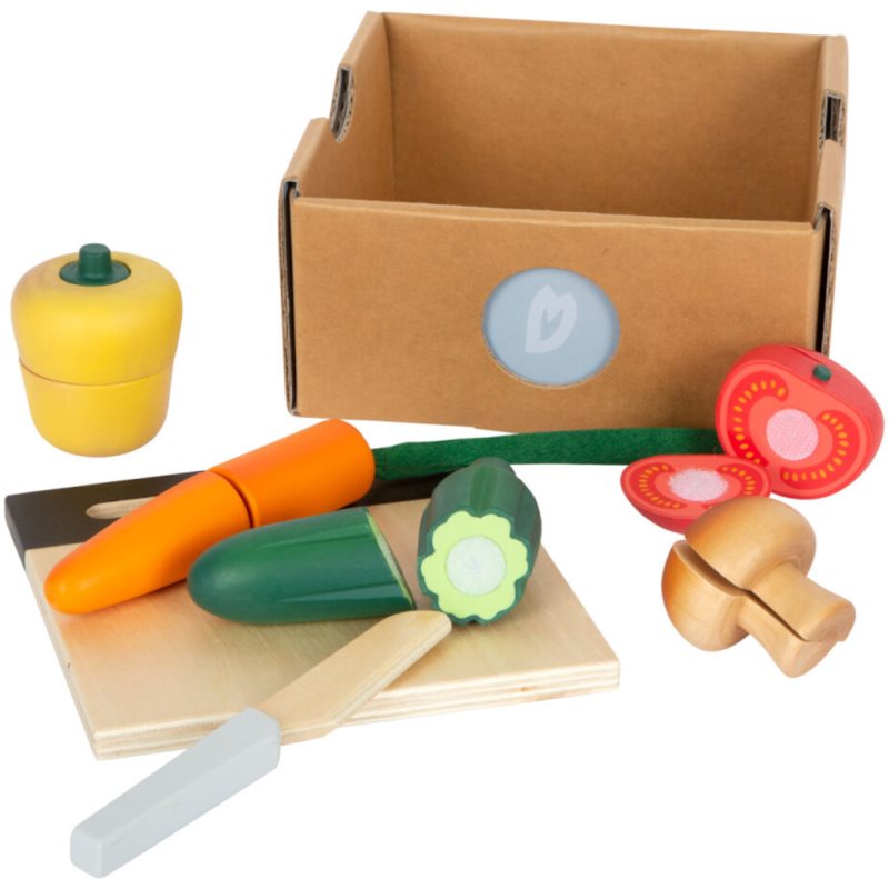 Small Foot Cuttable Vegetable Set Set Di Giocattoli In Legno 3 Y+ 1 Pz