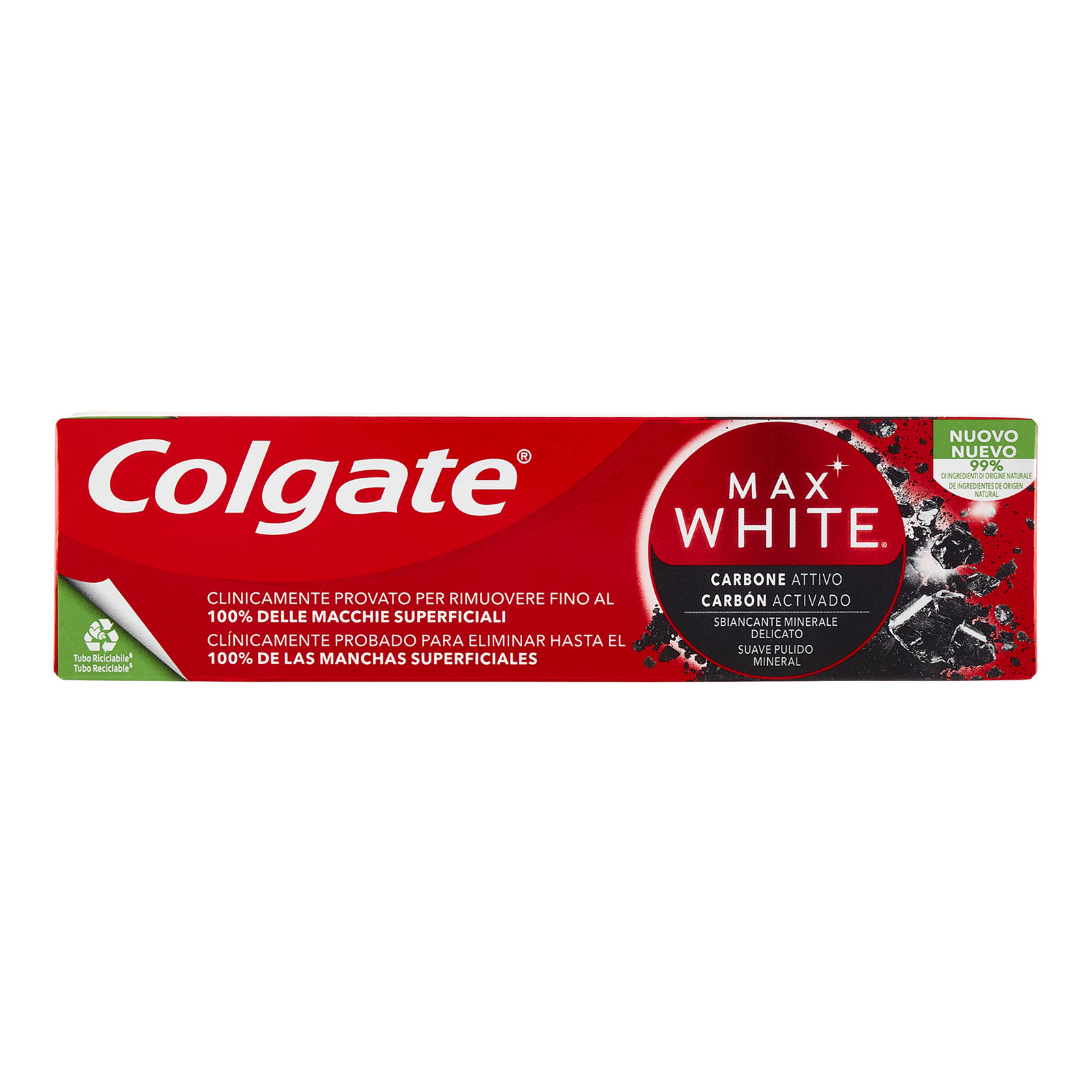 Dentifricio Max White Charcoal 75 ml