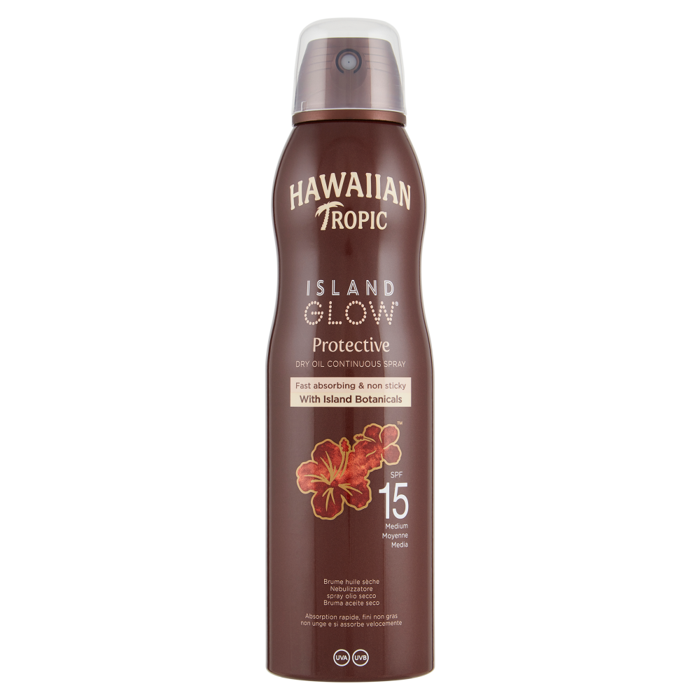 Hawaiian Tropic Protective Dry Oil Spray SPF15 – 177 ml - -