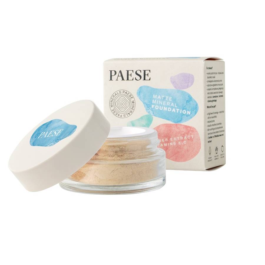 Paese Minerals Fondotinta Minerale Illuminante 204W Honey 7 g Honey W