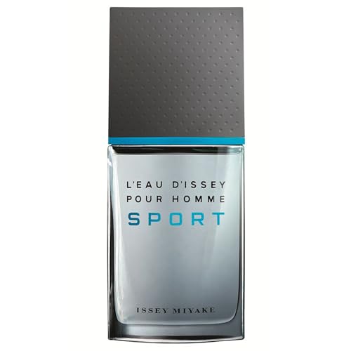 Issey Miyake - L'Eau D'Issey Pour Homme Sport Eau De Toilette - Profumo Uomo Fresco E Legnoso Con Pompelmo, Vetiver E Cedro - Eau De Toilette Uomo Per