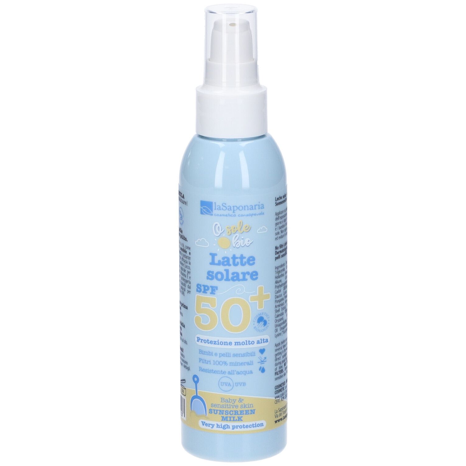 Latte solare SPF 50+ - Protezione molto alta bimbi e pelli sensibili 1