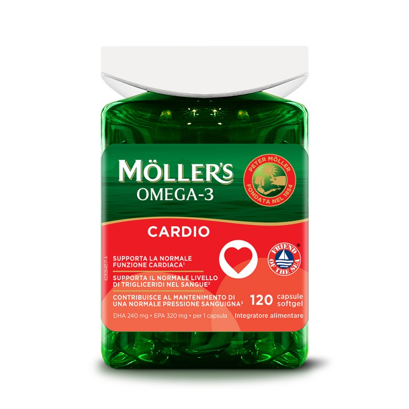 Difar Distribuzione - Moller's Omega 3 Cardio 120 Capsule