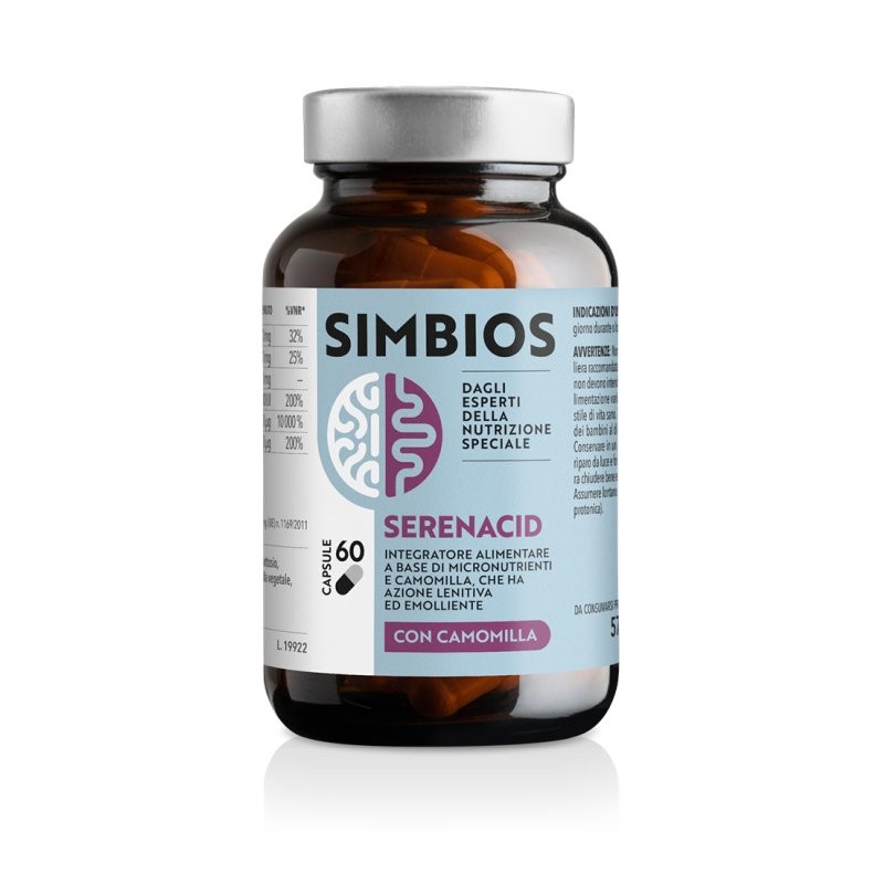 Simbios - Simbios Serenacid Integratore contro acidità di stomaco 60 capsule