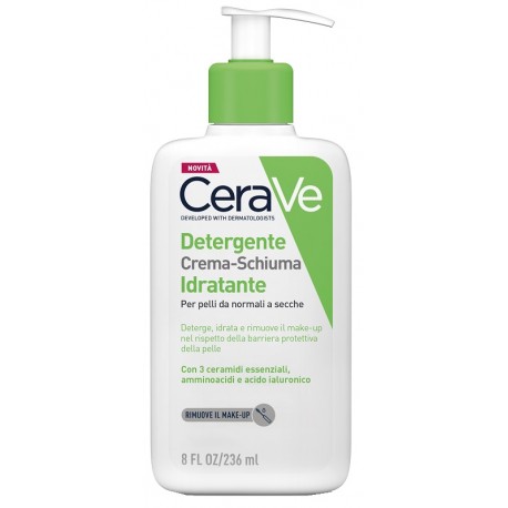 CeraVe - Cerave Cream To Foam Cleanser Crema detergente e idratante 236 ml