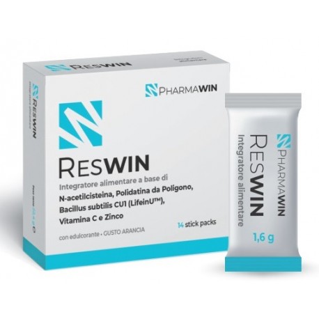 Pharmawin - Reswin Integratore per il normale sistema immunitario 14 stick packs