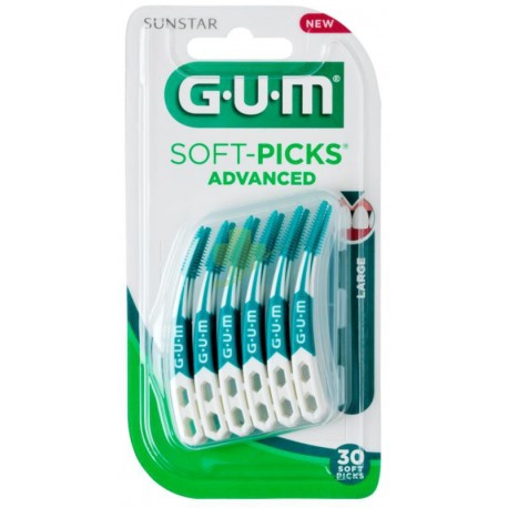 GUM - Sunstar Gum Soft-Picks Advanced Scovolini large 30 Pezzi