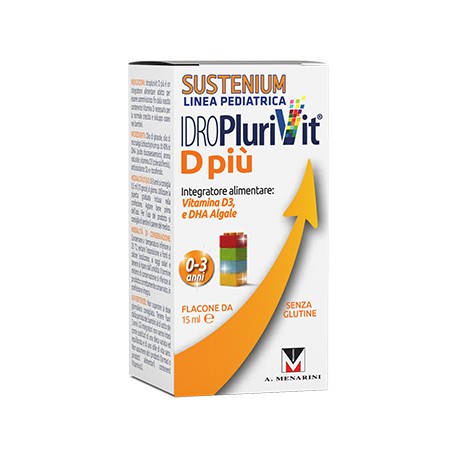 Sustenium - Sustenium Idroplurivit D+ Integratore per Bambini 0-3 anni 15 ml