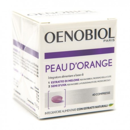 Vemedia - Vemedia Pharma Oenobiol Peau d'Orange 40 Compresse per Cellulite