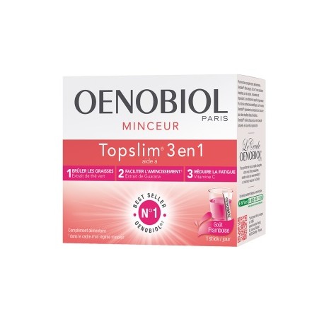 Oenobiol -  Oenobiol Topslim 3 In 1 Gusto Lampone 14 Bustine