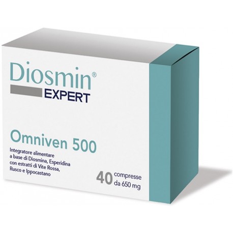 Dulac Farmaceutici - Diosmin Expert Omniven 500 Integratore per le gambe pesanti 40 compresse