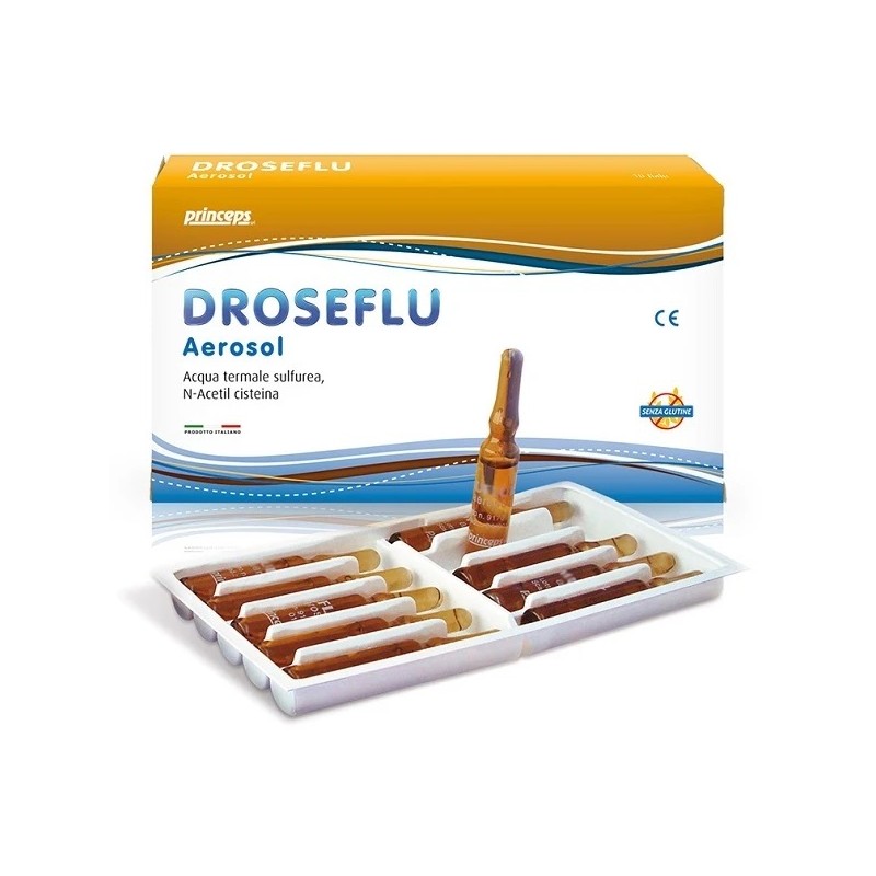 Princeps - Princeps Droseflu Fiale Aerosol Acqua Termale Sulfurea 10 Fiale Da 2 Ml