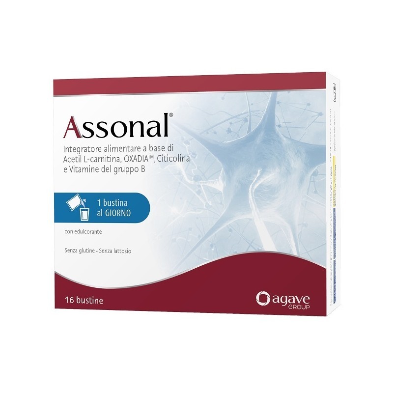 Agave Farmaceutici - Agave Assonal Integratore Sistema Nervoso 16 Bustine