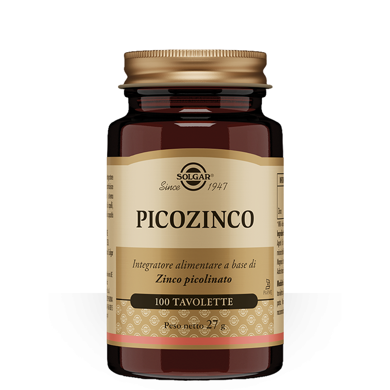 Solgar - Solgar PICOZINCO 100Tav Integratore Alimentare Zinco